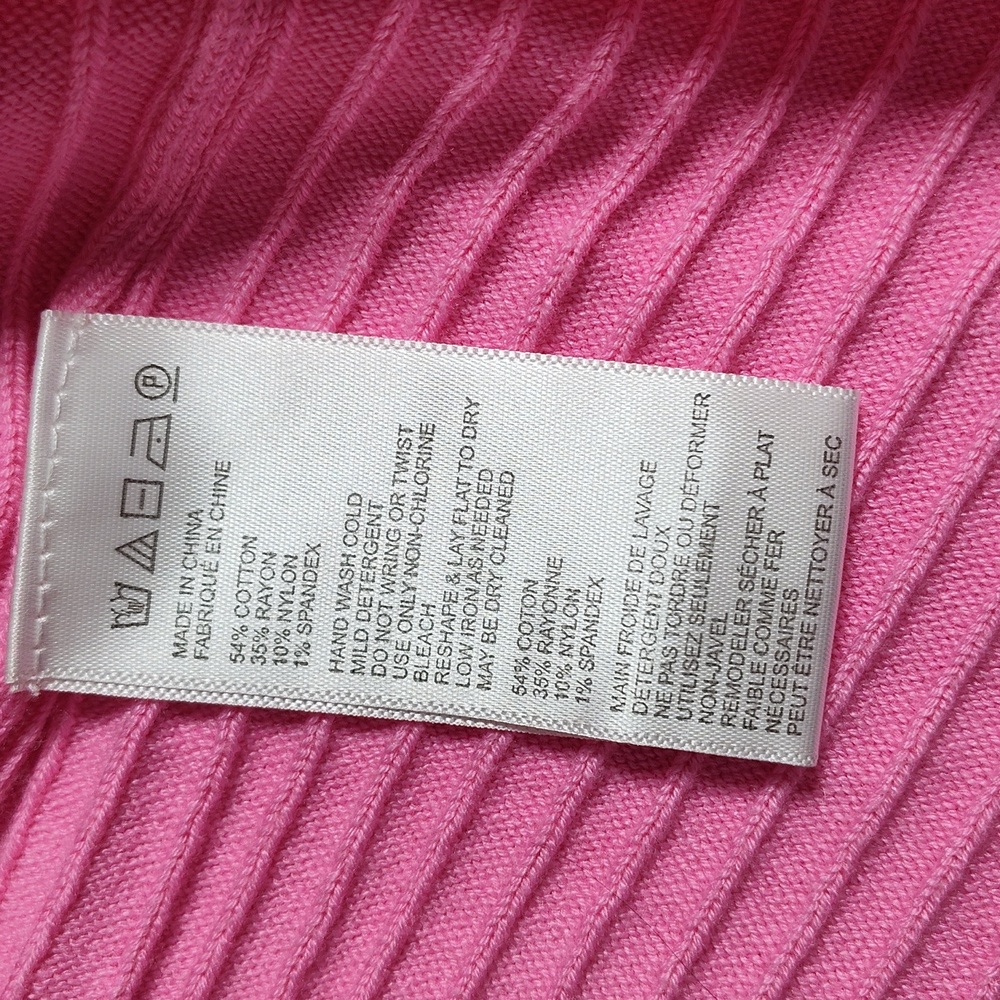 Free‎ People Skyline Ribbed Knit Midi Skirt Pink S - Picture 8 of 9